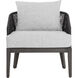 Capri Smoke Grey / Copacabana Marble Outdoor Lounge Chair